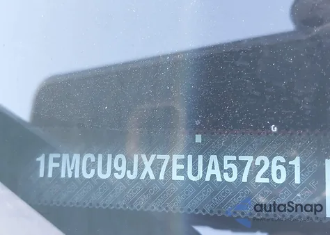 2014 Ford Escape Titanium z USA, uszkodzony, nr VIN 1FMCU9JX7EUA57261